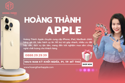 Bán iPhone Mỹ Tho chính hãng Apple – Cam kết 100% chất lượng